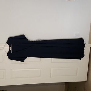 Wayf Blue Wrap Maxi Dress. Sz Small